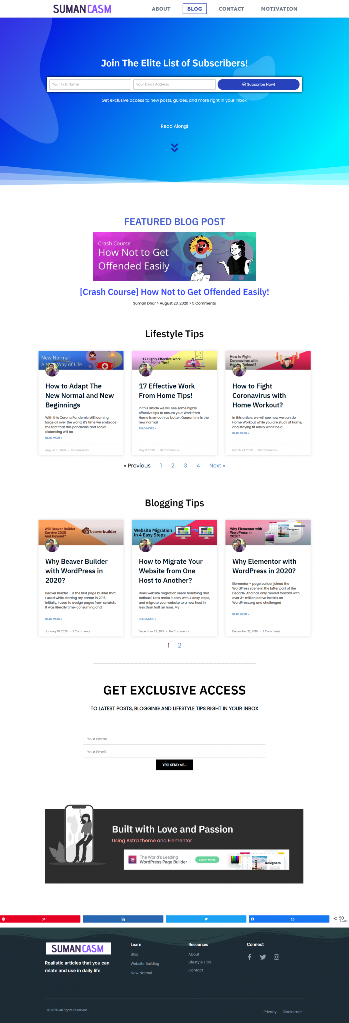 How to Setup Your Blogging Website in 12 Easy Steps? - Sumancasm