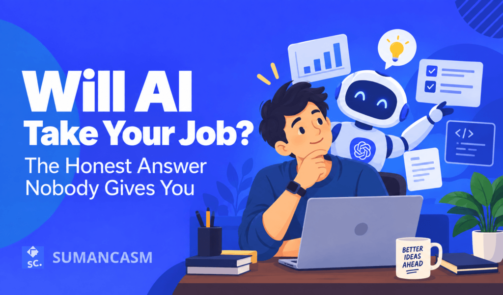 Is AI Going to Take Your Job? The Honest Answer Nobody Gives You ai taking away your job sumancasm