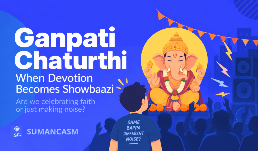 When Did Ganpati Become a Competition? Ganpati Bappa 2026 Sumancasm 1024x602